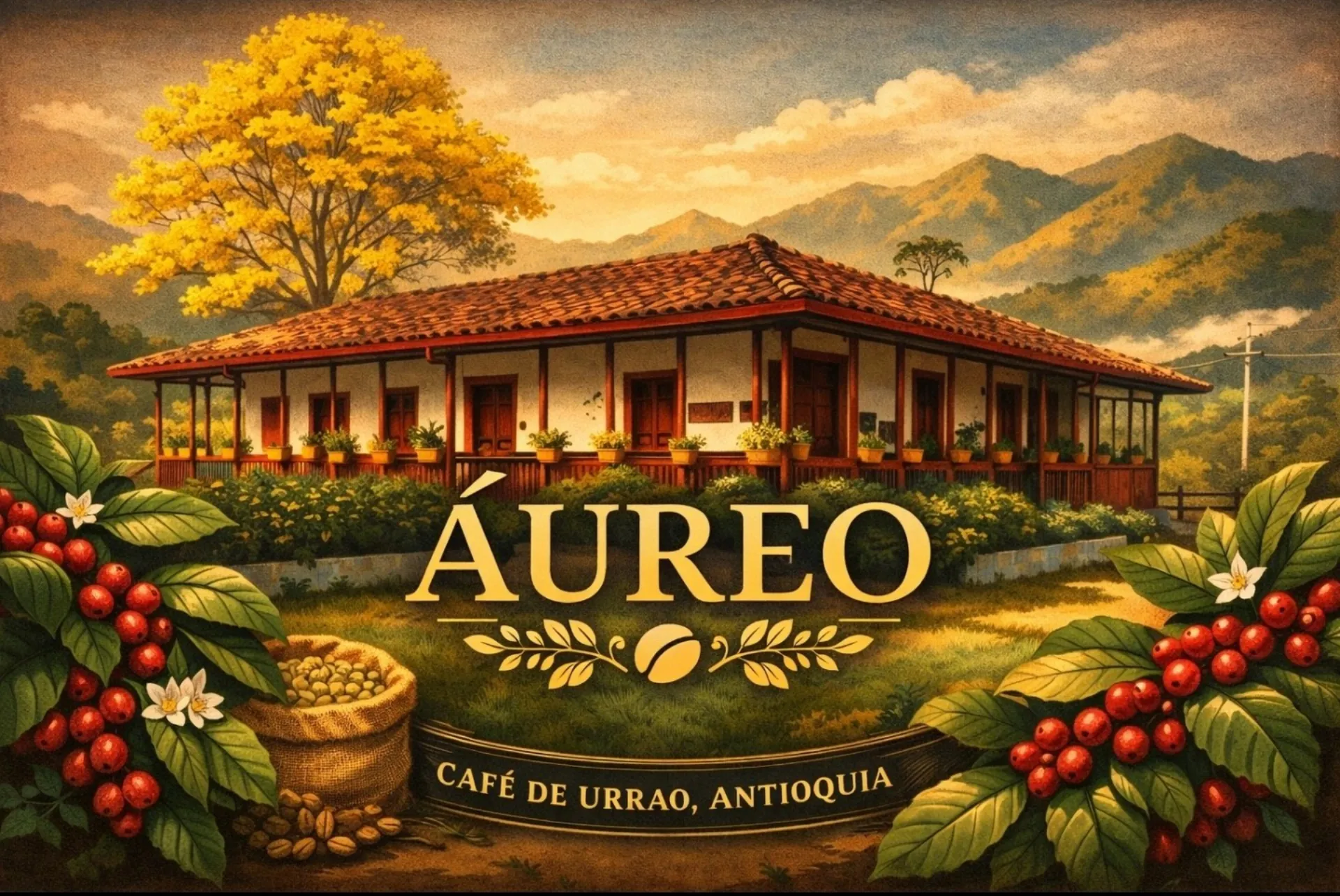 Áureo Café — finca en Urrao, Antioquia, Colombia